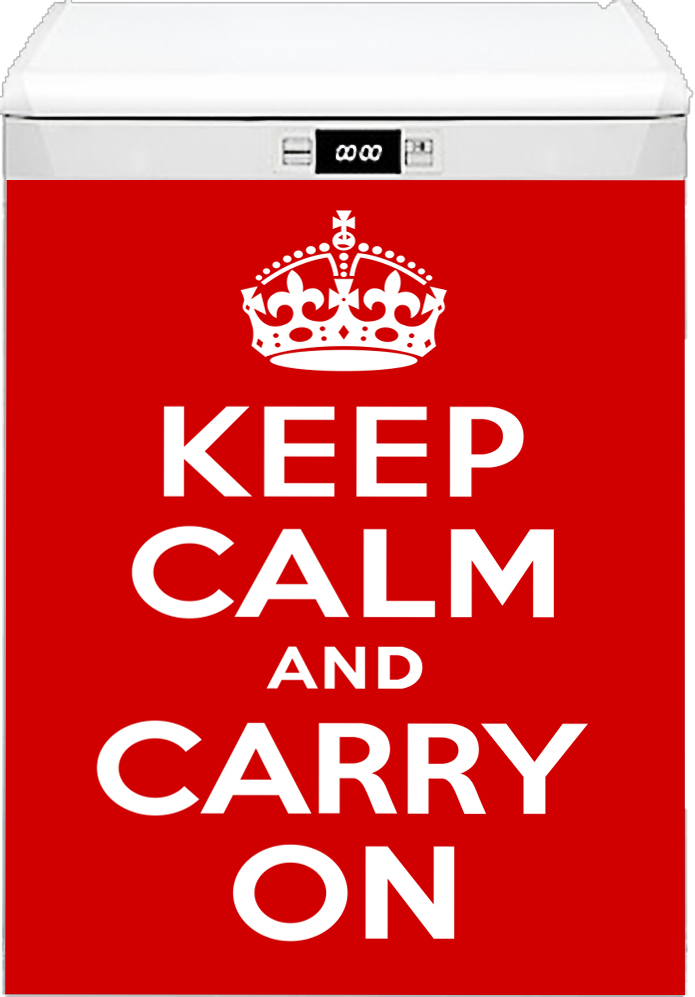 наклейка на посудомоечную машину - Keep calm