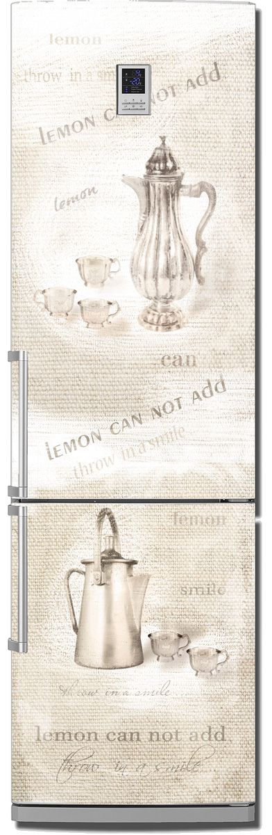 Do not add lemon | Self Adhesive Sticker Wall Fridge, Kitchen Decor of X-decor