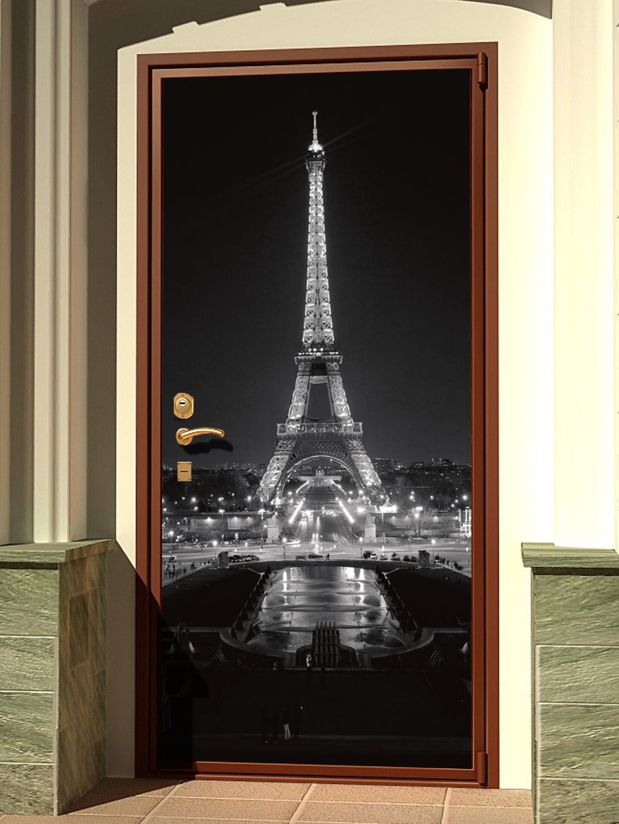 Door sticker - Paris night by X-Decor